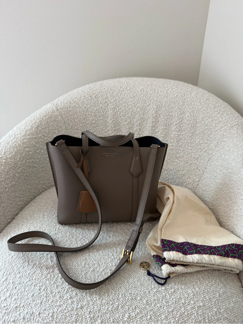 Tory Burch Small Perry Triple-Compartment Tote